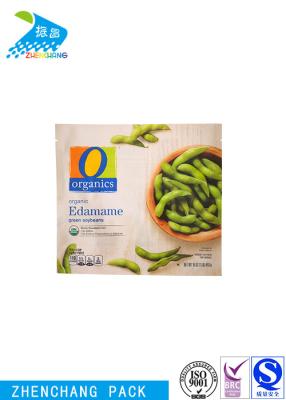 China Crop Plastic 3 Side Seal Pouch Packaging Food Grade For Green Soybeans for sale