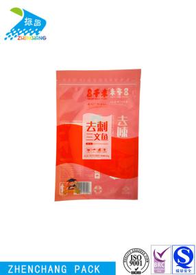 China Medical food Food Grade Zip Lock Bags Recyclable Red Gravure Printing for sale