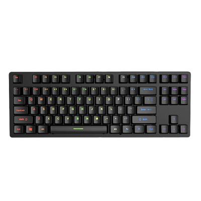 China Promotional Custom 87 Keys Abs Typewriter Keyboard Pc Teclado Gamer Keyboard à venda