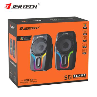 Chine Jertech S5 Small Portable 7 Color RGB DJ Accessories Enclosure Sounds SoundBox Voice Box Loudspeaker Box Mini Speakers for Gamer à vendre