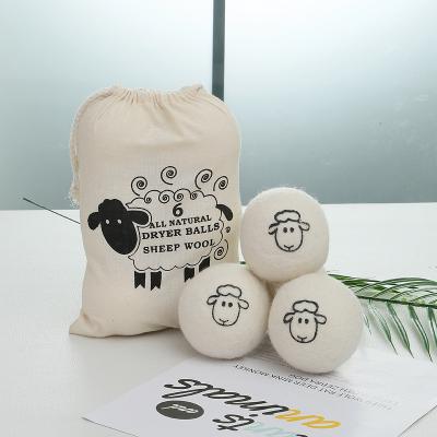 China Cleaning 2023 New Trending Usa Private Label Organic 100% Natural Wool Dryer Balls For Laundry Washing Machine for sale