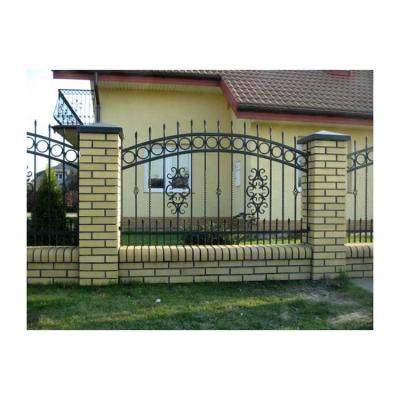 China Easily Assembled Modern Decorative Patterns Of Gates And Iron Fence Designs For Garden / White Wrought Iron Fence for sale