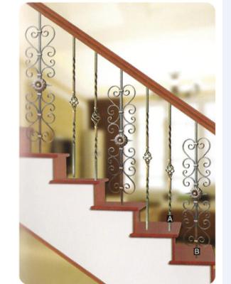 China Wholesale High Quality Modern Wrought Iron Stair Railing for sale