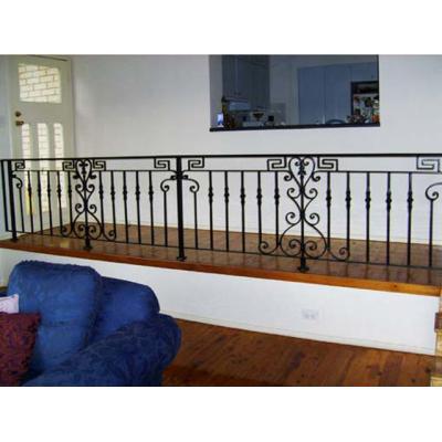 China Customers Requirements Details Hot Dipped Galvanized Wrought Iron Balcony Railing / Deck Railing for sale