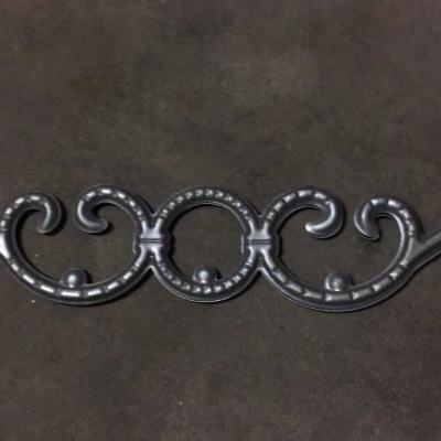 China Easily Assembled Wrought Iron Spear Head Wrought Iron Roller For Fence Gate Ornaments for sale