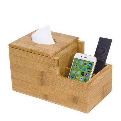 China Recycled / Eco-friendly Fabric Box Lid / Remote Control Stand Holder Square , Decorative Box For Home And Office for sale