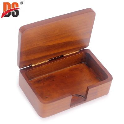 China Normcore/Business Card Boxes Set Name Card Holder Minimalist Luxury Wooden Card Case for sale