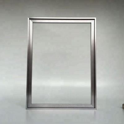 China Slim Swing Front Aluminum Frame For Kitchen Doors , 45 Degree Junction With Square for sale