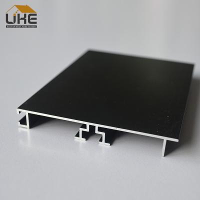 China Modern Aluminum Baseboard Kitchen Floor Skirting Box Installed With LED Lights Furniture Floor Protector Accessories for sale