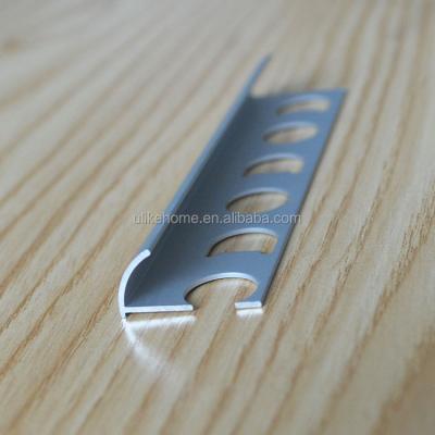 China Aluminum Ceramic Tile Trim Quarter Around Ceramic Tile Trim Outside Corner Trim For Kitchen Bathroom for sale