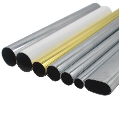 China Modern Chrome Plated 30*15mm Oval Tubes 12mm, 16mm, 19mm, 25mm, 50mm Round Tubes Steel Tubes for sale