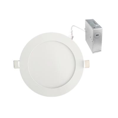 China Home Office LED 8inch Round Ultra Thin Recessed Ceiling Downlight Round Led Panel Light for sale