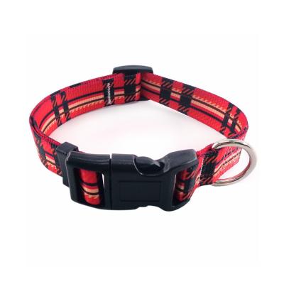 China Padded Adjustable Soft Dog Collar With Print Pattern Lucky Love Dog Cute Female Dog Collars for sale