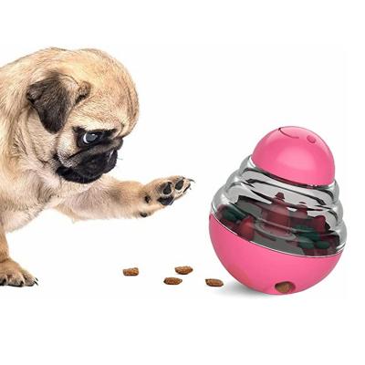 China Viable Pet Tumbler Interactive Toy Pet Treat Ball Shaking Food Feeder Dpg Leakage Ball with 2 Adjustable Leakage Holes Slow Down Feeder Ball for sale