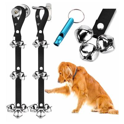 China Hot Amazon Selling Dog Training Dog Door Bell Pet Door Training Adjustable Stocked Adjustable Rope For Potty Training Dogs for sale