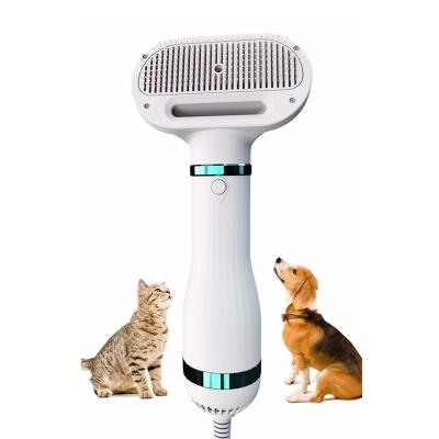 China 2 Professional Stored in 1 Pet Grooming Fan, Upgraded Pet Hair Dryer with Mold Slicker Brush, One Button Waxing for sale