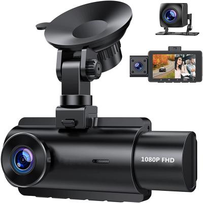 China Touch Screen Novatek 96565 WIFI Dashcam 1080P+1080P+1080P Car DVR Recorder Three Way Dash Cam With GPS for sale