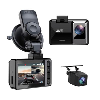 China 4K Touch Screen Dash Cam Built in WiFi GPS Car Dash Cam Recorder with UHD 2160P 2