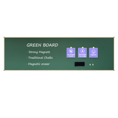 China Hot Sale School Classroom Teacher Magnetic Chalk Board Drawing Writing Dry Erase Green Board for sale