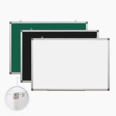 China School Teaching Wall Aluminum Frame Dry Erase White Board And Chalk Board Whiteboard For Writing for sale