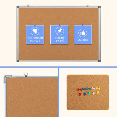 China Wholesale Customable Aluminum Fabric Cork Board Bulletin Notice Board China Kindergarten Frame for sale