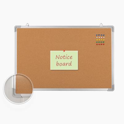 China School Teaching China Wholesale High Quality Fabric Cork Board Bulletin Notice Board With Aluminum Frame for sale