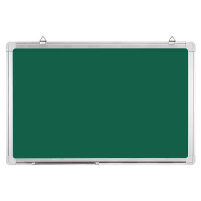 China Kindergarten Wall Mounted Magnetic Blackboard Frame Aluminum Drawing Writing Green Chalk Board for sale