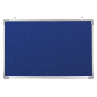 China School Teaching Cork Message Notice Bulletin Board Pin Felt Fabric Board With Aluminum Frame for sale