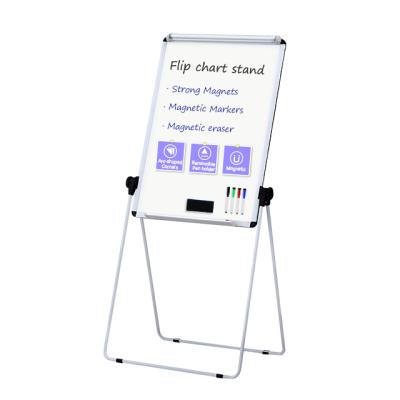 China School Teacher U Shape Double Sides Whiteboard Flipchart Stand Up Dry Erase White Board Flip Chart For Office for sale