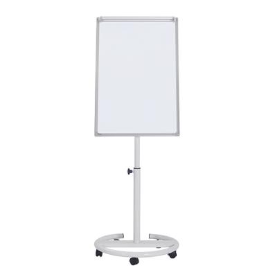 China Kindergarten Wholesale Flipchart Board Aluminum Frame Rolling Whiteboard Holder Magnetic Flipchart Board for sale