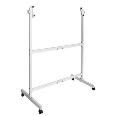 China Width Can Adjustable High Quality Mobile Whiteboard Stand With Wheels Adjustable Erase White Board Dry Rack for sale