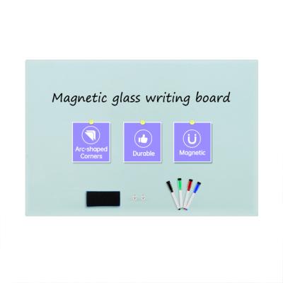 China Good Quality Durable Medical Magnetic Glass Whiteboard Tempered Glass Writing Blank Board For Write for sale