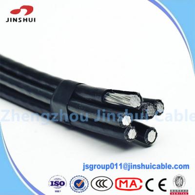 China Middle Voltage Aluminum Service Drop Cable AAC Conductor Material for sale