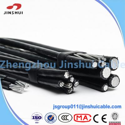 China AAAC Wire Hippa Triplex Service Drop Cable PE Insulated Environmental Protection for sale