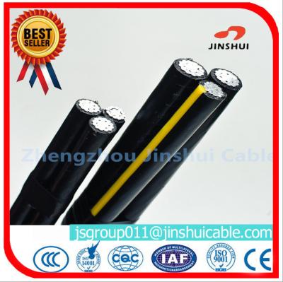 China MV Voltage Aluminum Overhead Power Cables Triplex Type ASTM B-230 Standard for sale