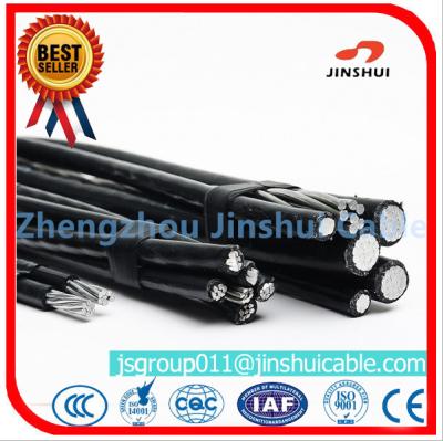 China 2 AWG Wire Aerial Bundled Aluminum Overhead Power Cables ASTM B-231 Standard for sale