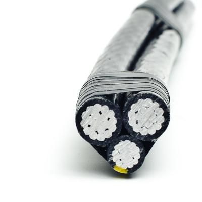 China 0.6 / 1 Kv To 36 Kv Aluminum Overhead Power Cables Aerial Boundle Conductor for sale