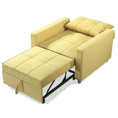 China Simple Folding Sofa Beds Convertible Foldable Furniture Sofa Bed Fabric Wooden Couch for sale