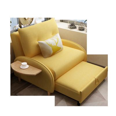 China Low MOQ Sofa Set For Living Room Hot Selling Modern Folding Tea Tray Fabric Sofa Chair Foldable for sale