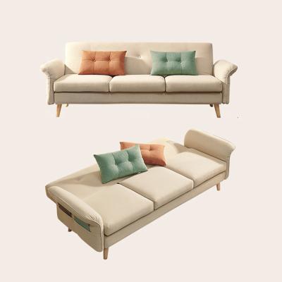 China Living Room Furniture Convertible Sofa Modern Folding Sofa 3 Seater Fabric Tufted Convertible Sofa Bed for sale