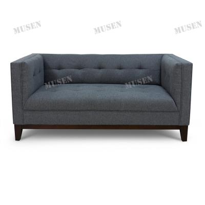 China Soft Hot Sale 2 Seat Living Room Furniture Sofa Modern Loveseat Sofas Luxury Upholstered Furniture for sale