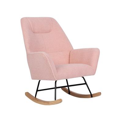 China Wholesale Tufted Luxury Comfortable Leisure Modern Accent Living Room Rocking Chair for sale