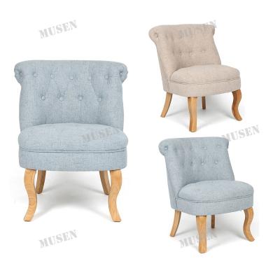 China Home Accent Sofa Chair Leisure Tufted Hot Selling Gray Comfy Chair for sale