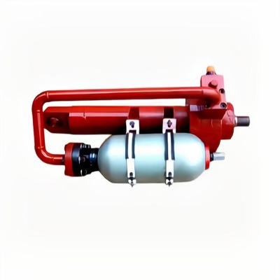 China Thread Mini Hydraulic Cylinder Red Truck Mounted Crane Hydraulic Cylinder for sale