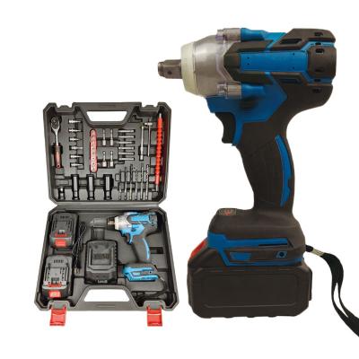 China Repair Wholesale supply  T1-BS2 320N. m 3200 wrench with two batteries mini portable impact wrench tools for sale