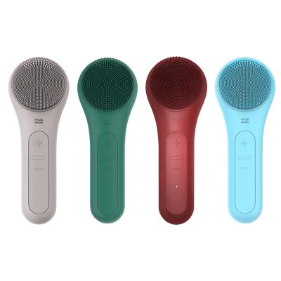 China DEEP CLEANSING Waterproof Portable Silicone Facial Face Scrubber Brush Cleaning Facial Massage for sale