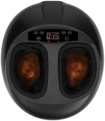 China Massage With Heat Shiatsu Foot Massager Massage Kneading Machine With Heat For Home Black for sale