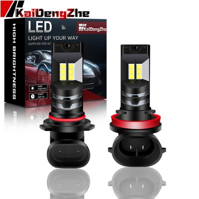 China Universal Kit Auto Lighting System 12V 30W Led Fog Lamp 12SMD 6000K H8 9005 Car HB4 Fog Lights for sale