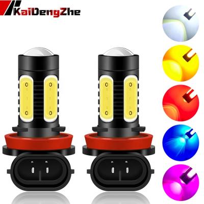 China Universal Kit H4 H7 H11 Universal Car Led Fog Lamp H16 880 COB H3 9006 Driving Front Fog Light for sale