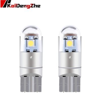 China Super Bright Auto Car Lamp 12V 3SMD T10 W5W Clearance Width Wedge Light Interior Universal for sale